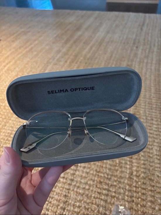 Selima Optique Other - Selima Optique Gold Rimless Eyeglasses
